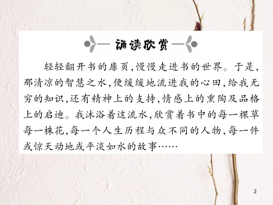 八年级语文下册 18《在长江源头各拉丹冬》习题课件 新人教版_第2页