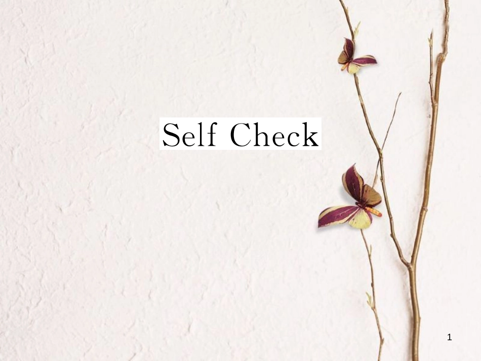 贵州省九年级英语全册 Unit 7 Teenagers should be allowed to choose their own clothes Self Check习题课件 （新版）人教新目标版_第1页