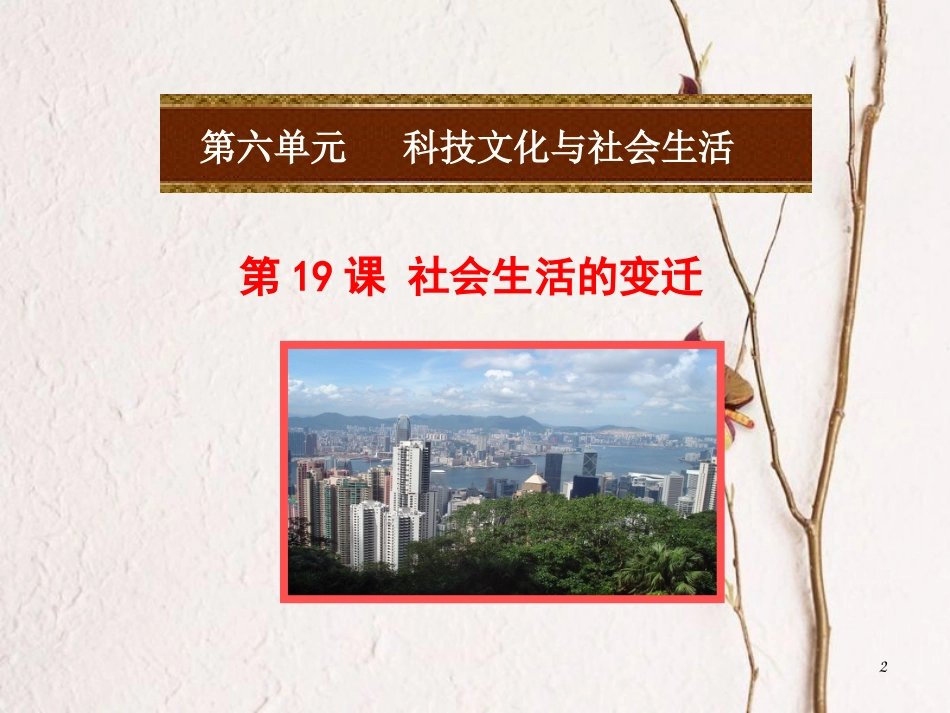 八年级历史下册 第19课 社会生活的变迁课件1 新人教版_第2页