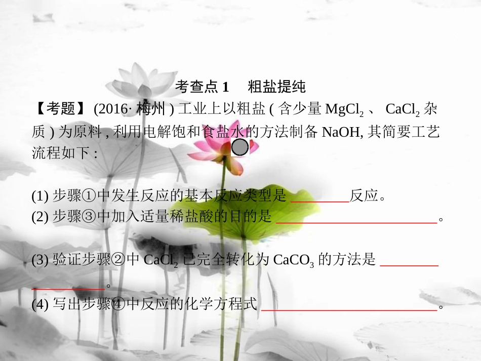 届中考化学复习 第一模块 分类复习 3.11 常见的盐和化学肥料课件 （新版）新人教版_第3页
