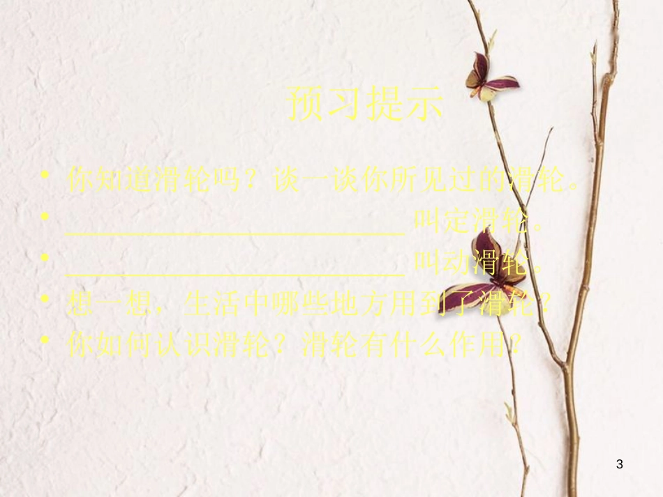 八年级物理下册 5.3《滑轮》课件1 北京课改版_第3页