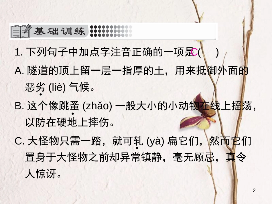 八年级语文上册 第五单元 19 蝉课件 新人教版_第2页