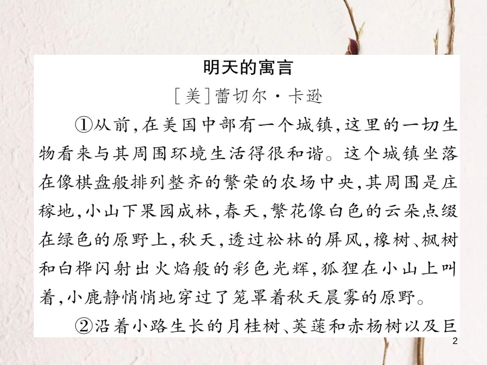 七年级语文下册 双休作业（十二）课件 新人教版_第2页