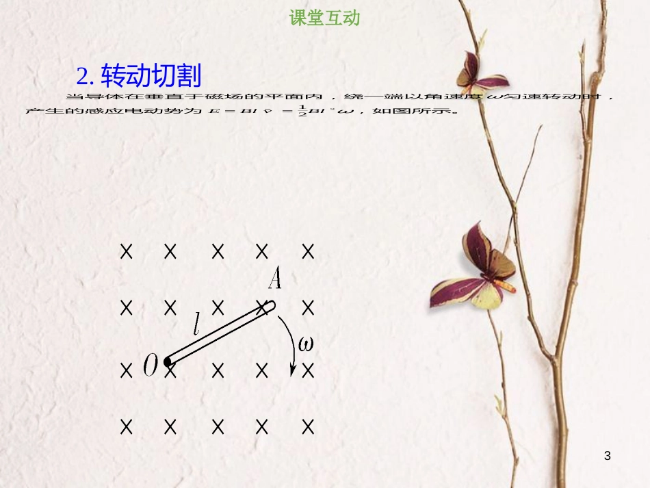 2019版高考物理总复习 第十章 电磁感应 10-2-2 导体切割磁感线产生的感应电动势课件(1)_第3页