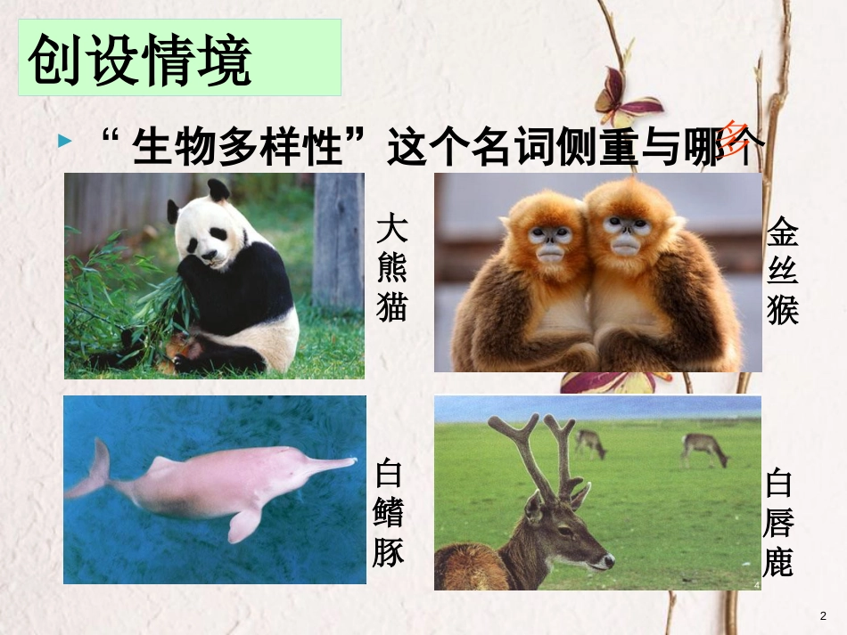 八年级生物上册 第6单元 第二章 认识生物的多样性课件 （新版）新人教版_第2页