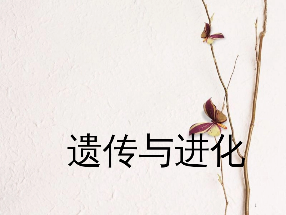 （全国通用版）2019版高考生物一轮复习 第2部分 遗传与进化 第一单元 遗传定律和伴性遗传 第1讲 孟德尔的豌豆杂交实验（一）精准备考实用课件_第1页