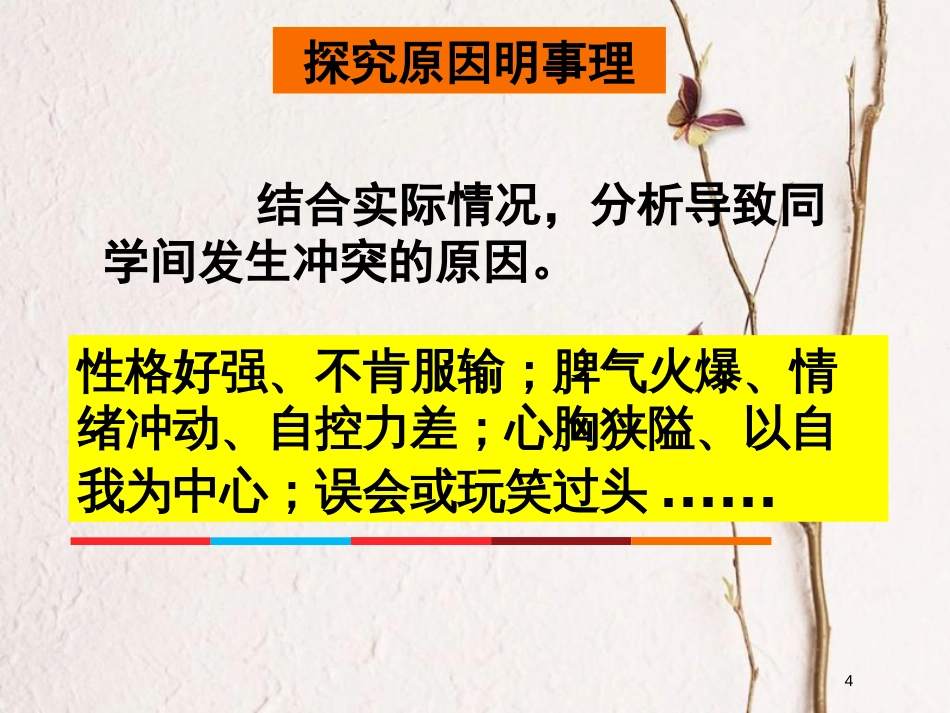 八年级道德与法治上册 第二单元 青春自画像 第六课 当冲突发生时（面对冲突、我们的智慧）课件 人民版_第3页