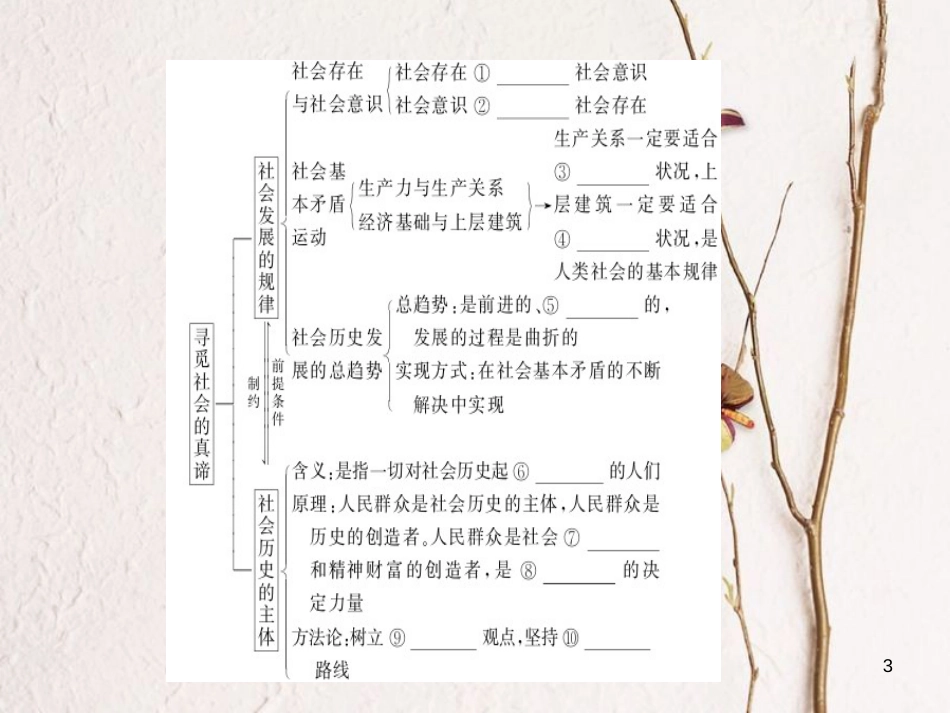2019年高考政治一轮复习 第四单元 认识社会与价值选择 11 寻觅社会的真谛课件 新人教版必修4_第3页