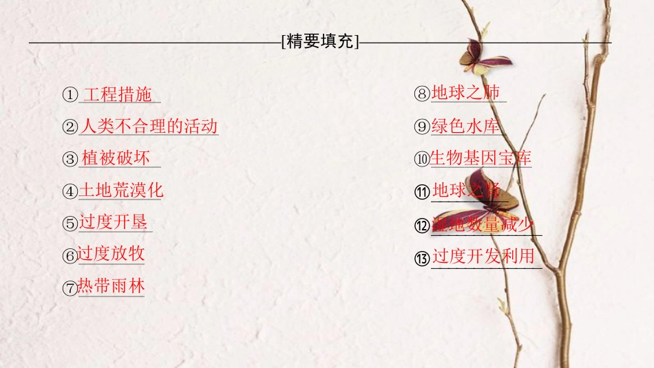 2019版高考地理一轮复习 第13章 区域生态环境建设章末网络构建课件 新人教版(1)_第2页