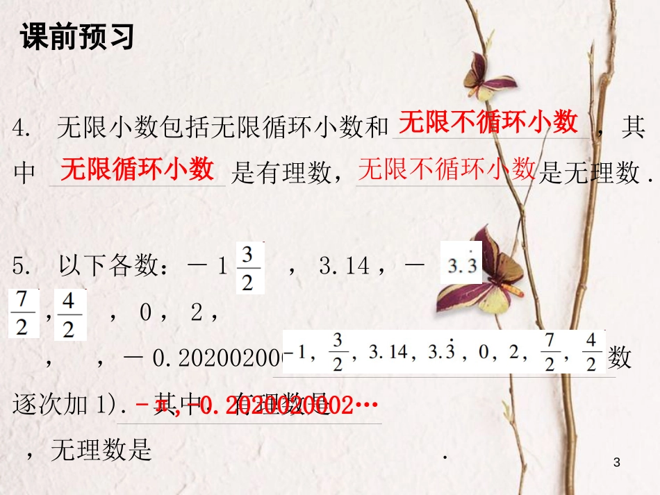 八年级数学上册 第二章 实数 1 认识无理数课件 （新版）北师大版_第3页