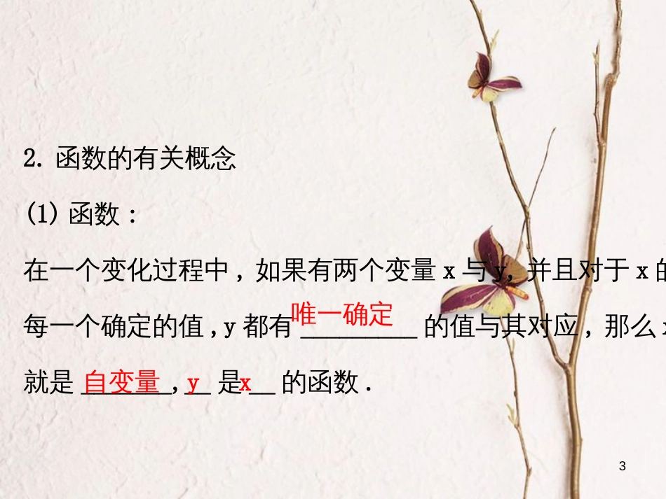 八年级数学下册 第19章 一次函数 19.1 函数 19.1.1 变量与函数课件1 （新版）新人教版_第3页