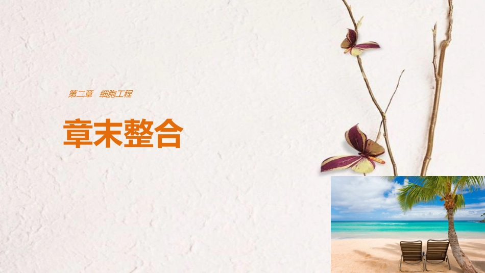高中生物 第二章 细胞工程章末整合课件 苏教版选修3_第1页