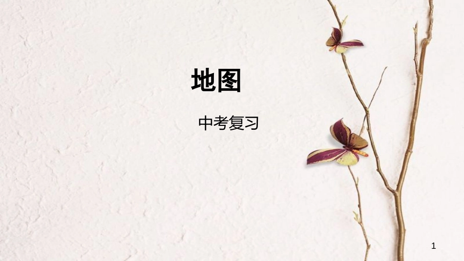 中考地理一轮复习 地图课件_第1页