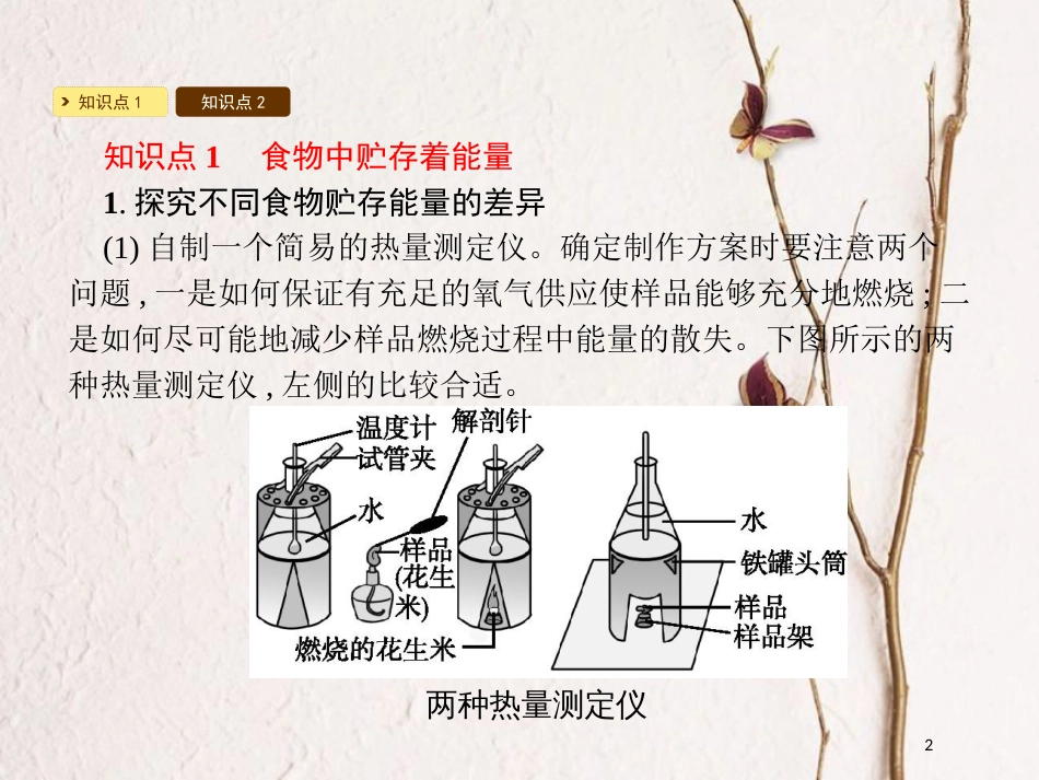 2018七年级生物下册 10.1 食物中能量的释放课件 （新版）北师大版_第2页