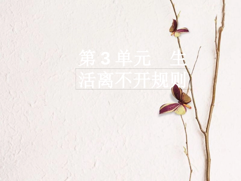 七年级道德与法治下册 第3单元 生活离不开规则 第7课 面对公共生活 第1框 理解公共生活课件 北师大版_第1页