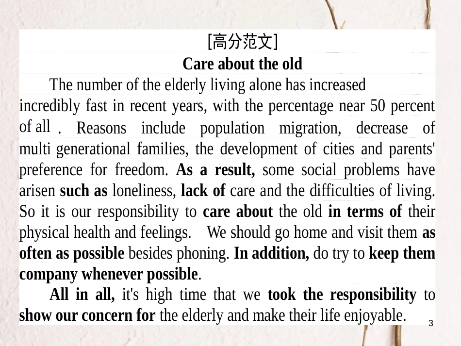 高考英语二轮复习 Module 6 War and Peace课件 外研版选修6_第3页