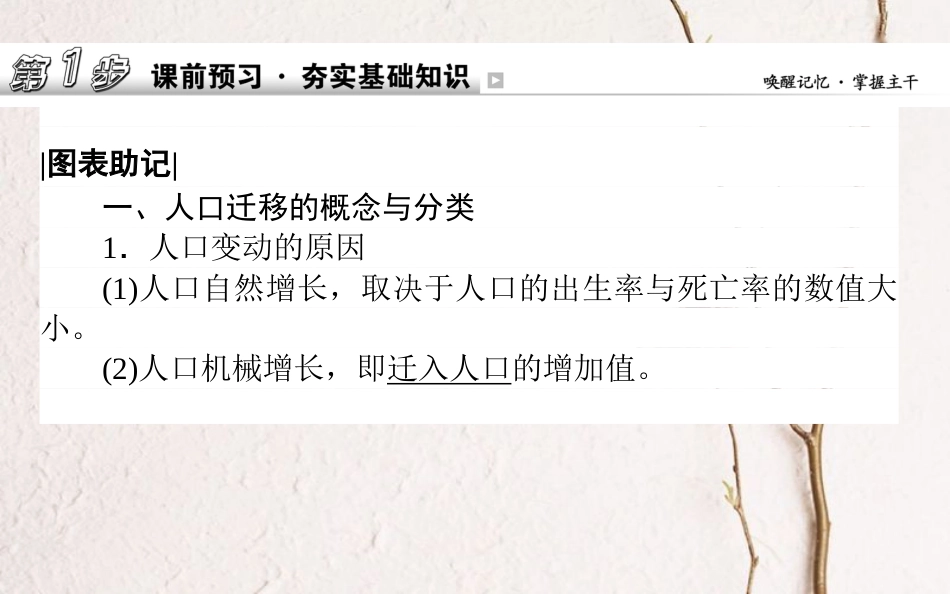 2019年高考地理一轮复习 第六章 人口与环境 20 人口迁移 地域文化与人口课件 湘教版_第2页