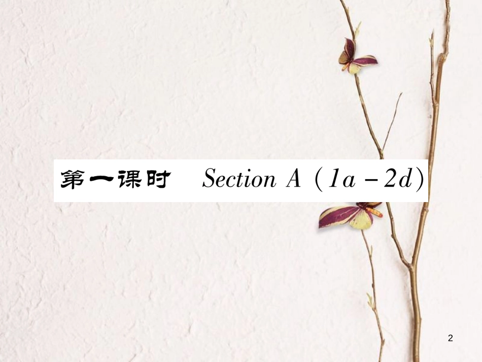 （安徽专版）七年级英语下册 Unit 9 What does he look like（第1课时）Section A（1a-2d）习题课件 （新版）人教新目标版_第2页