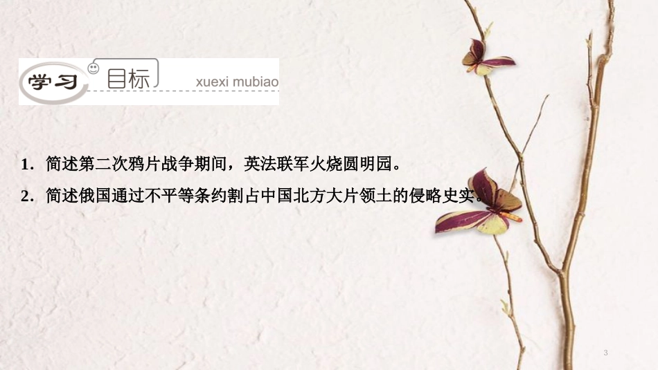 八年级历史上册 第1单元 民族危机与晚清时期的救亡运动 第2课 第二次鸦片战争课件 北师大版_第3页