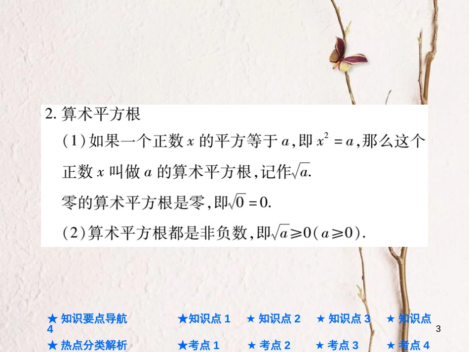 中考数学总复习 第一部分 基础知识复习 第1章 数与式 第2讲 实数的运算课件_第3页