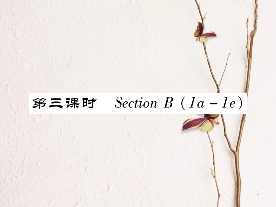 （安徽专版）七年级英语下册 Unit 7 It's raining（第3课时）Section B（1a-1e）习题课件 （新版）人教新目标版_第1页