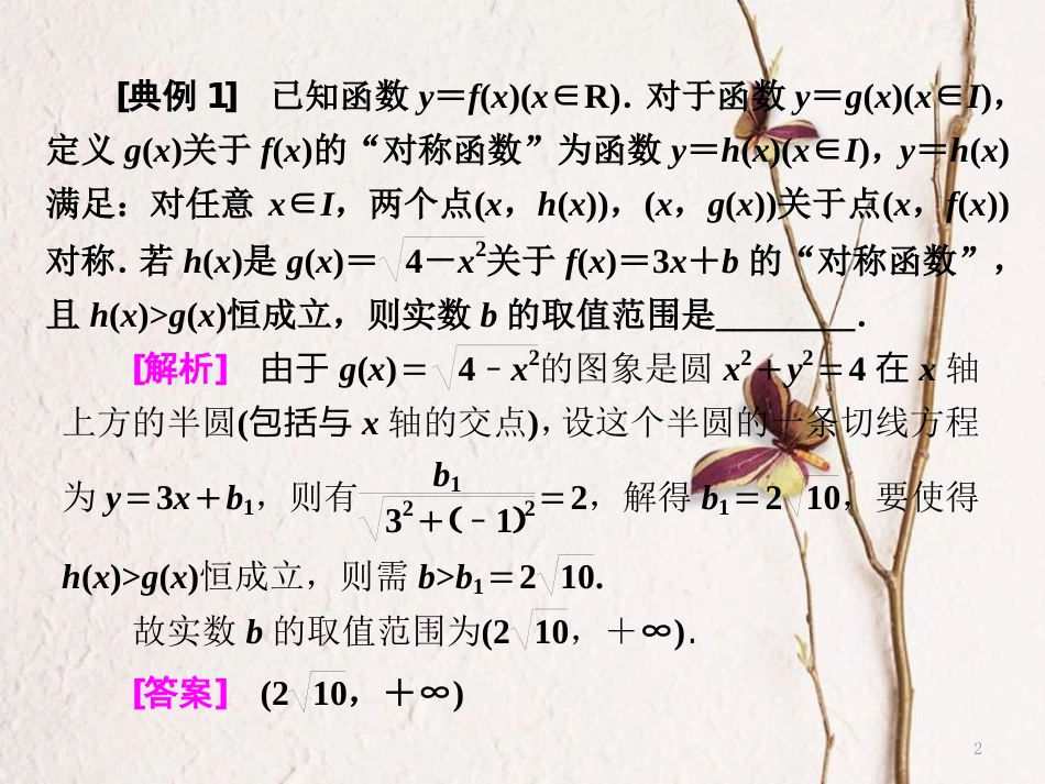 （通用版）高考数学二轮复习 专题六 函数、不等式、导数 第六讲 创新考法与思想方法课件 文_第2页