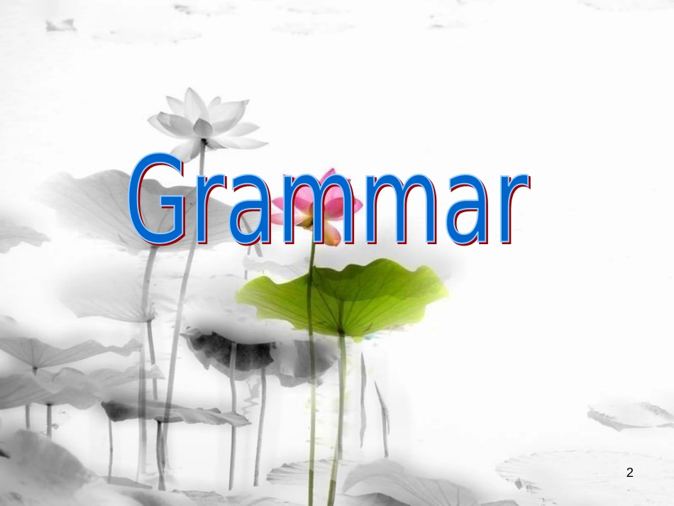 高中英语 Module 2 My New Teachers Grammar课件2 外研版必修1_第2页