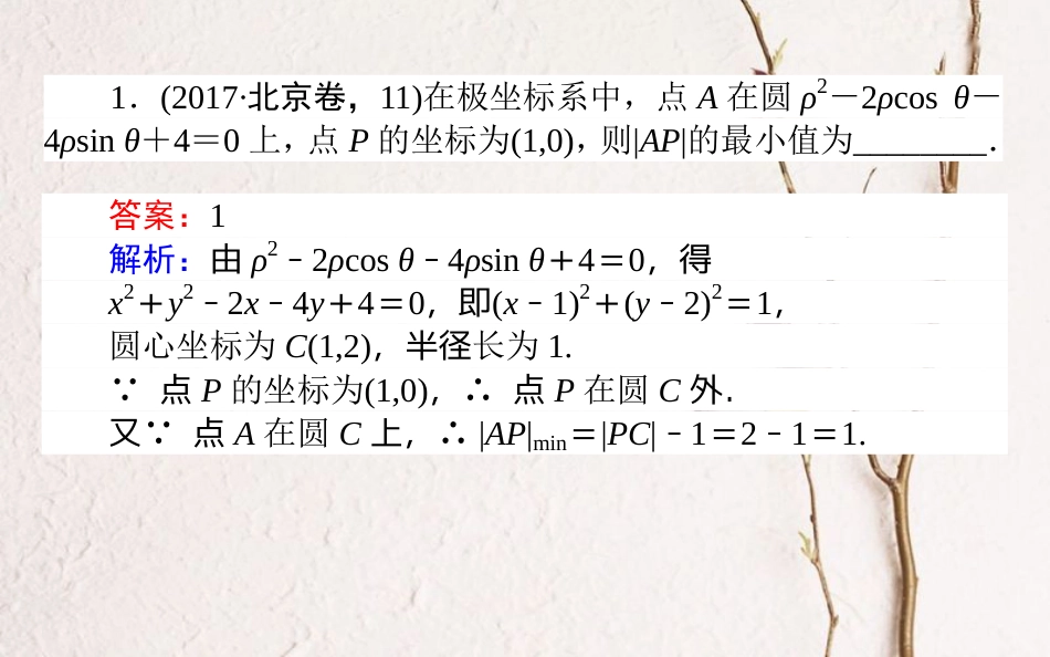 （全国通用）2019版高考数学 全程训练计划 天天练40课件_第2页