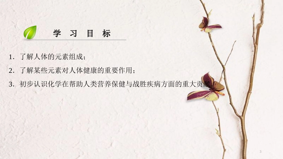 年九年级化学下册 第12单元 化学与生活 课题2 化学元素与人体健康课件 （新版）新人教版_第3页