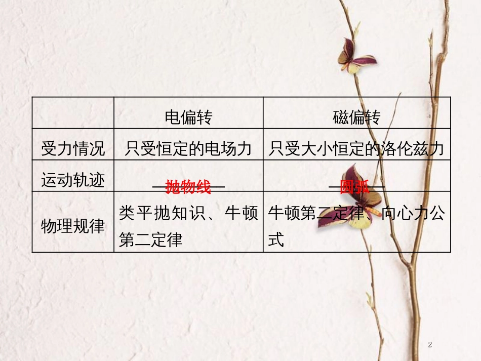 版高考物理二轮复习 第一部分 专题三 电场与磁场 十六、高考压轴题——带电粒子在复合场中的运动课件_第2页