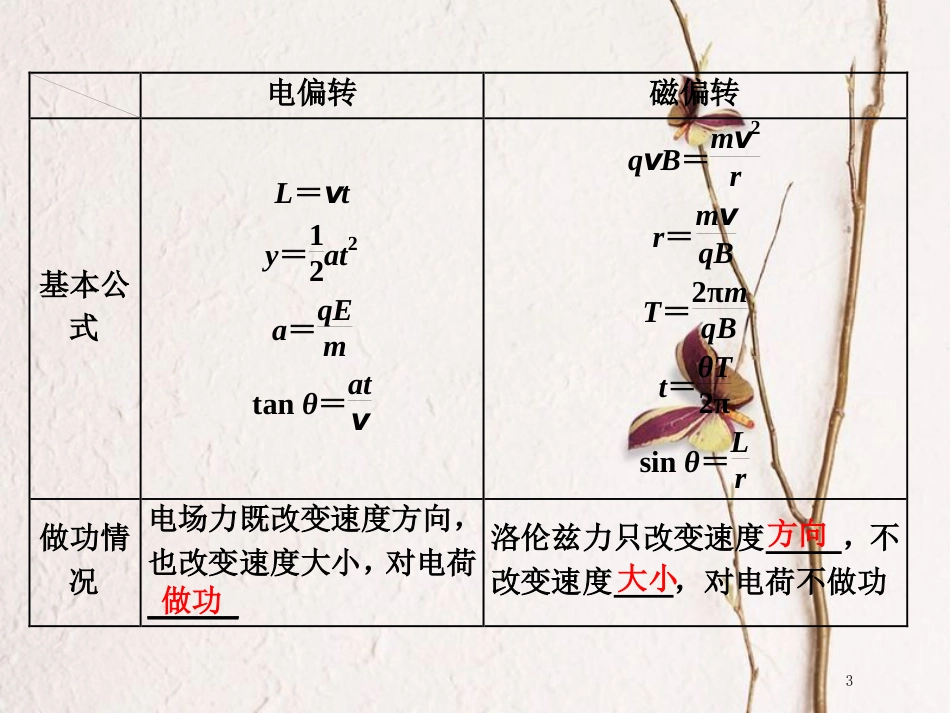 版高考物理二轮复习 第一部分 专题三 电场与磁场 十六、高考压轴题——带电粒子在复合场中的运动课件_第3页