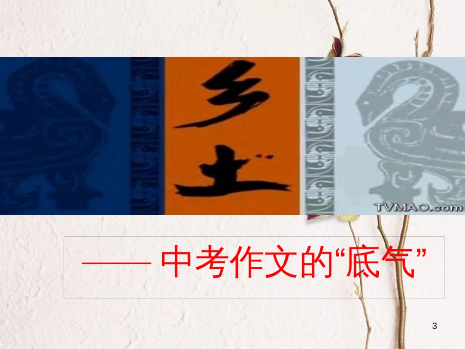 江苏省句容市中考语文作文指导《乡土—中考作文的“底气”作文课》课件_第3页