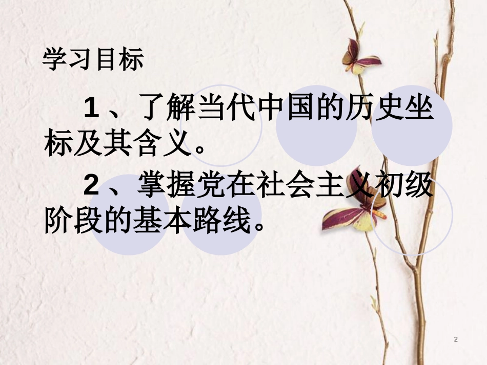云南省个旧市九年级政治全册 第一单元 世界大舞台 第三课 中国的道路 第1框 中国的现代化之路课件 人民版_第2页
