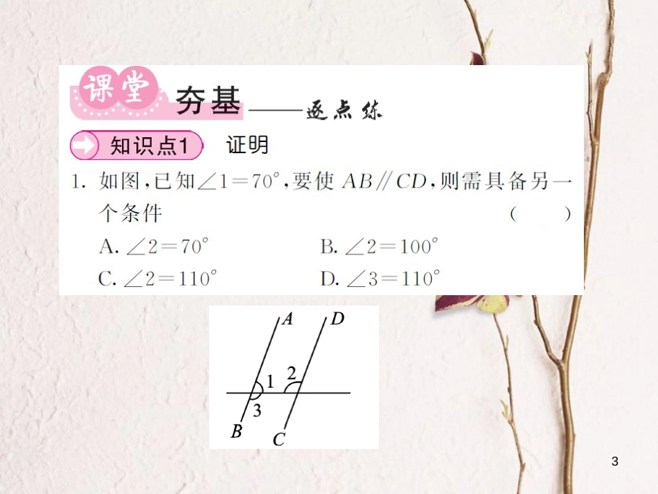 八年级数学上册 第2章 三角形 2.2 命题与证明 第3课时 命题的证明习题课件 （新版）湘教版_第3页