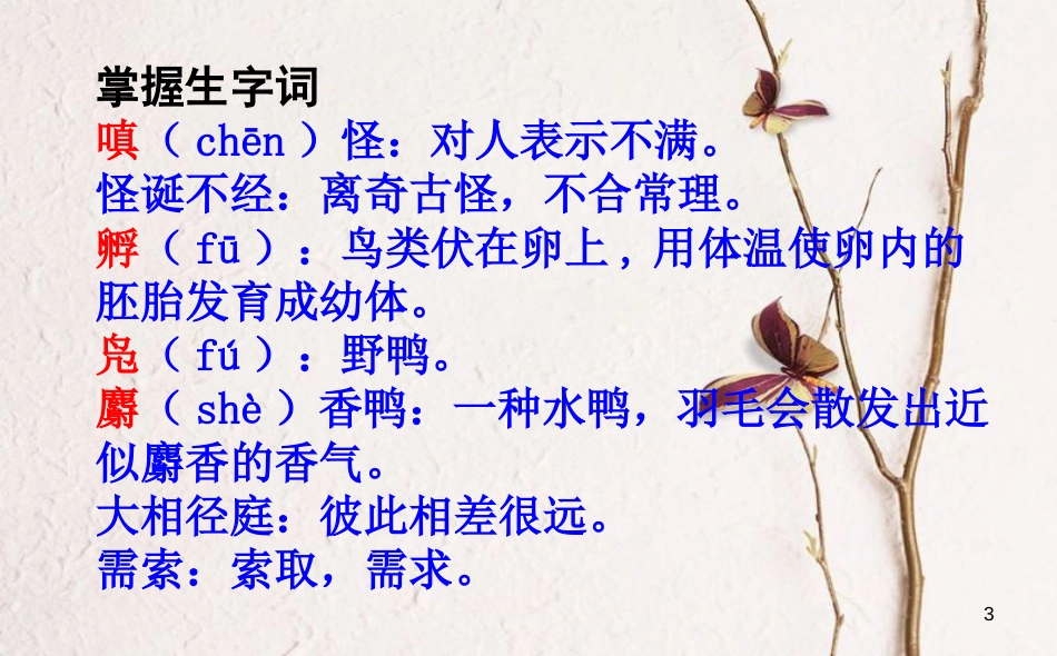 湖南省迎丰镇七年级语文上册第五单元17《动物笑谈》课件新人教版_第3页