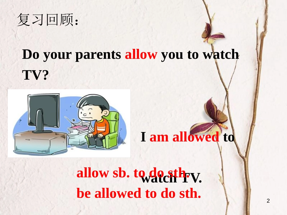 甘肃省武威市民勤县九年级英语全册 Unit 7 Teenagers should be allowed to choose their own clothes（第1课时）课件 （新版）人教新目标版_第2页