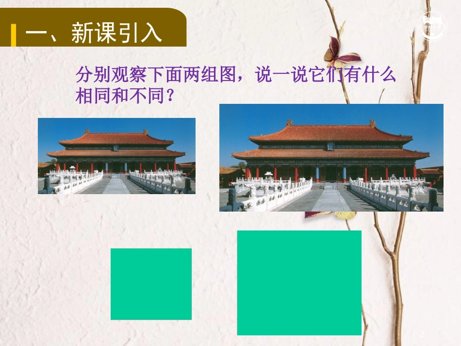 九年级数学上册 第3章 图形的相似 3.3 相似图形教学课件 （新版）湘教版_第2页