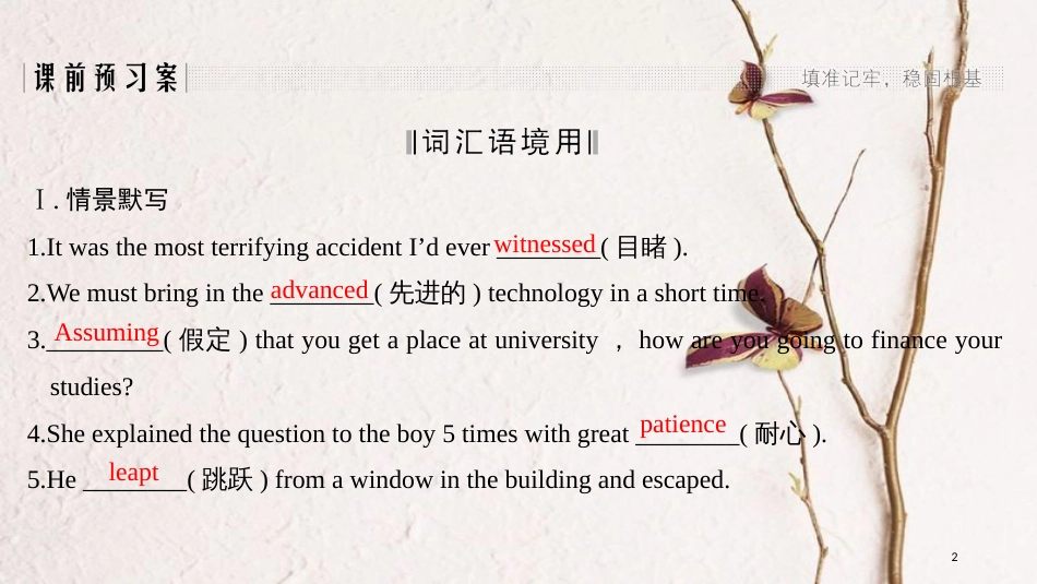 2019版高考英语一轮复习 第一部分 Module 5 The Conquest of the Universe课件 外研版选修8_第2页