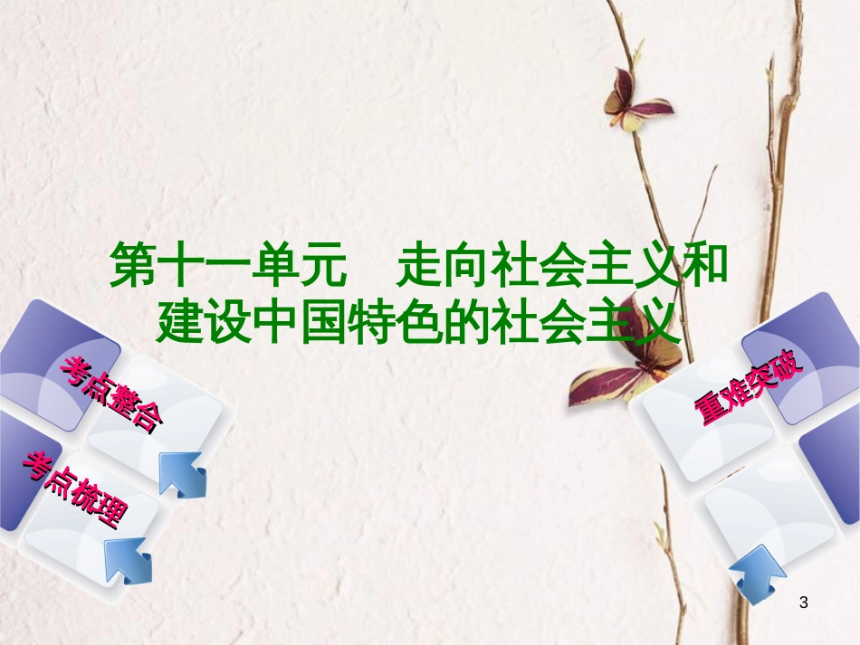 （包头专版）中考历史复习 第三部分 中国现代史 第十一单元 走向社会主义和建设中国特色的社会主义课件_第3页