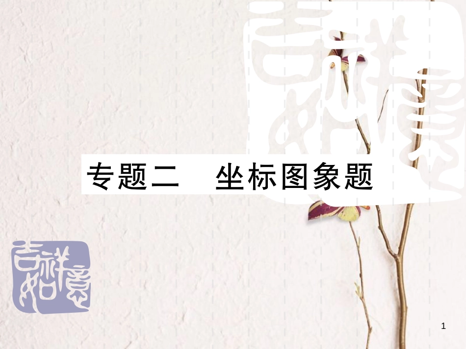 山东省中考化学复习 第二部分 重点题型突破 专题二 坐标图象题课件_第1页