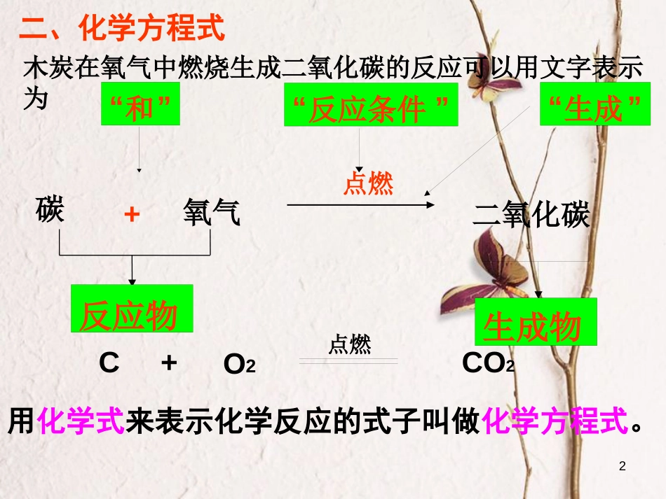 九年级化学上册 第五单元 化学方程式 课题2 如何正确书写化学方程式课件 （新版）新人教版_第2页