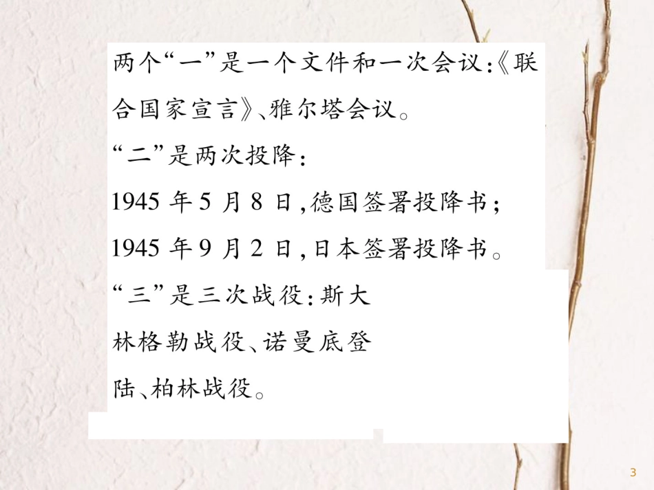 辽宁省法库县九年级历史下册第7课世界反法西斯战争的胜利课件新人教版_第3页