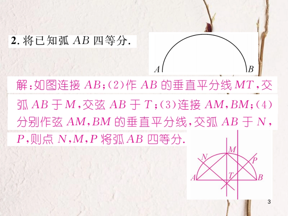 九年级数学下册 期末专题复习 专题3 与圆有关的易错题作业课件 （新版）湘教版_第3页