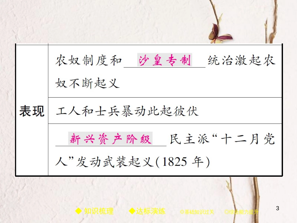 九年级历史上册 世界近代史(上)第三学习主题 资产阶级统治的巩固与扩大 第20课 俄国农奴制的废除课件 川教版_第3页