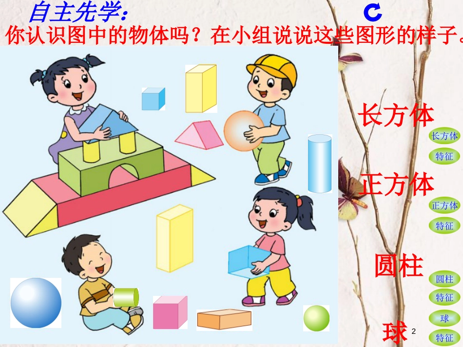 一年级数学上册 第六单元 认识图形课件2 苏教版_第2页
