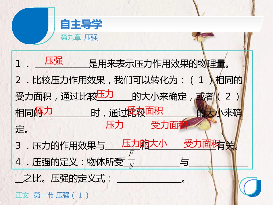 八年级物理下册 第九章 第一节 压强课件1 （新版）新人教版_第2页