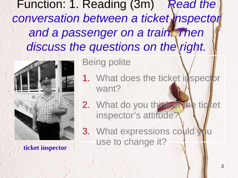 高中英语 Module 3 My First Rice on a Train Function and Writing课件 外研版必修1_第3页