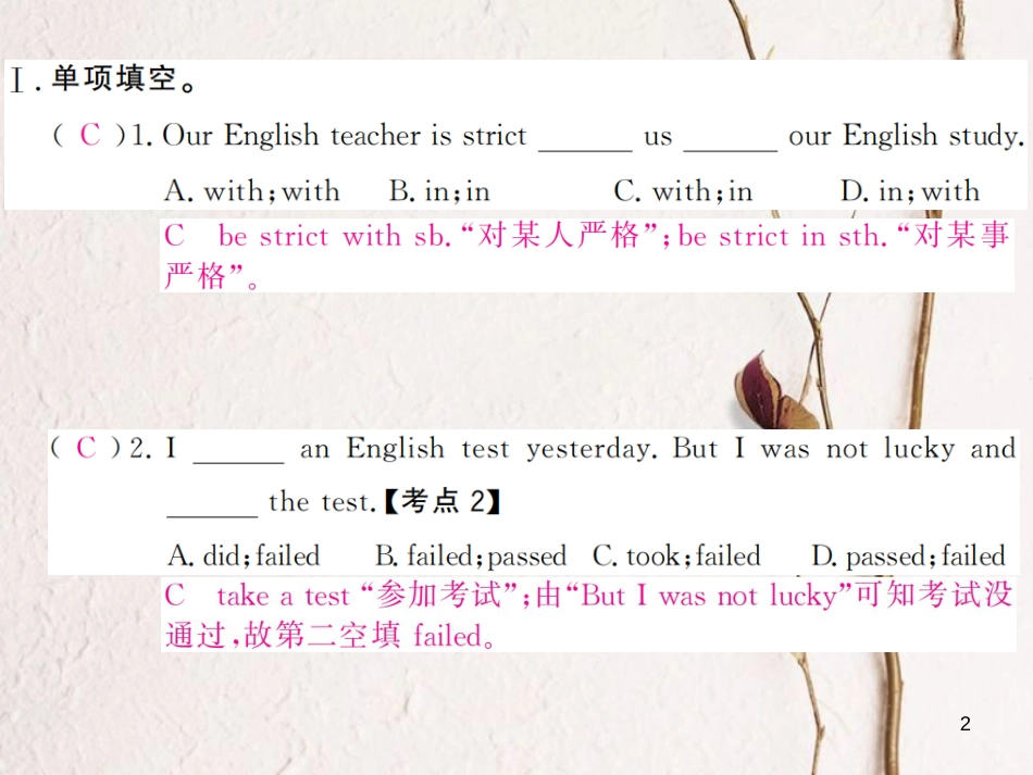 贵州省九年级英语全册 Unit 7 Teenagers should be allowed to choose their own clothes（第4课时）习题课件 （新版）人教新目标版_第2页