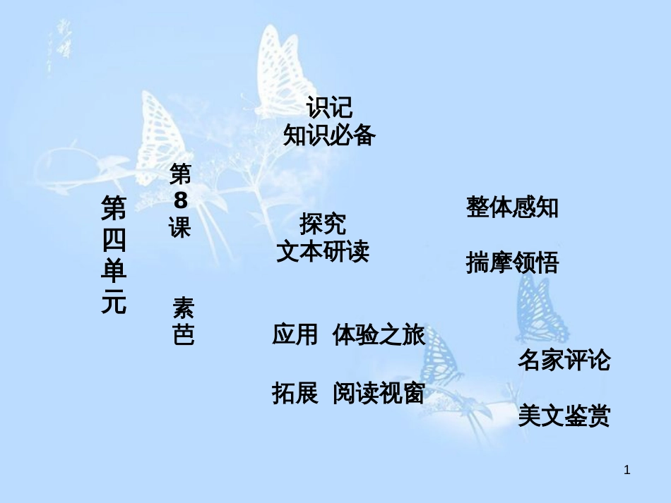 高中语文 第8课 素芭课件 新人教版选修《外国小说欣赏》_第1页