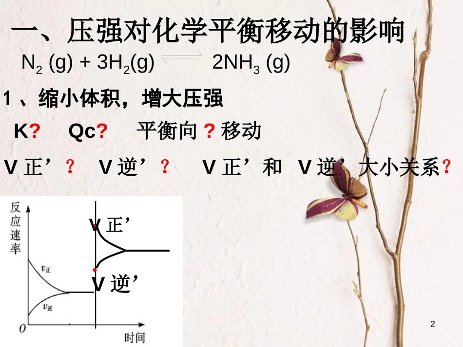 浙江省杭州市高中化学 专题2 化学反应速率与化学平衡 2.3.2 化学平衡的移动课件 苏教版选修4_第2页